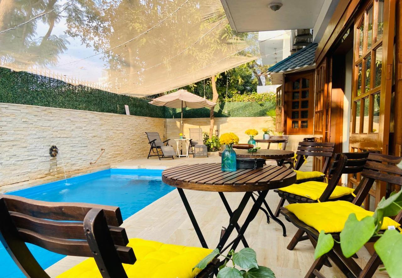 Roshani Pool Villa Gurgaon - 7Br #Privatepool #Villa #Bungalow #Garden #Staycation Bagian luar foto