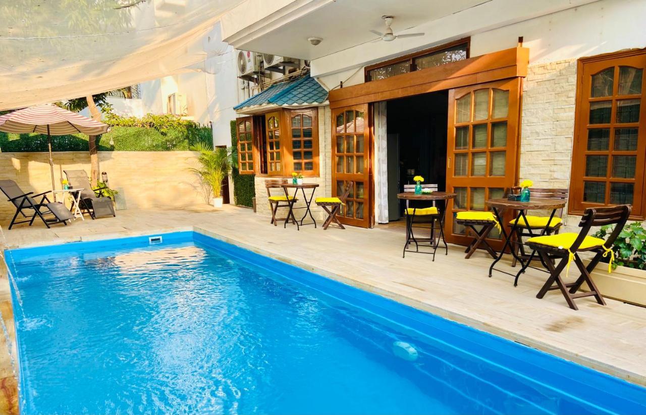 Roshani Pool Villa Gurgaon - 7Br #Privatepool #Villa #Bungalow #Garden #Staycation Bagian luar foto